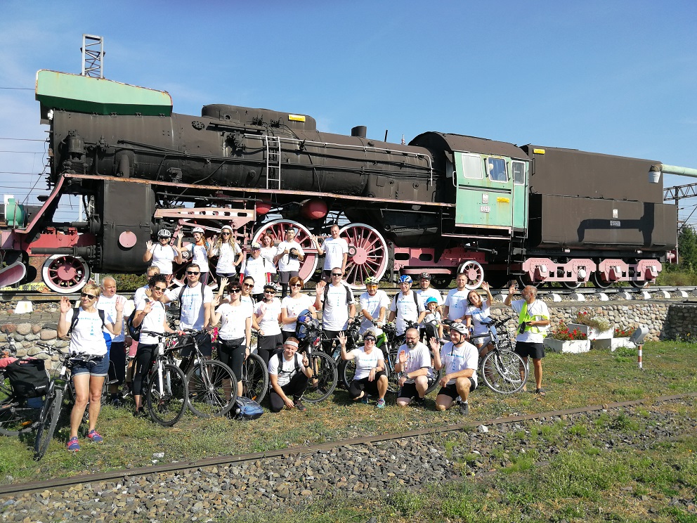 Wspólne zdjęcie w Korszach - Początek rajdu